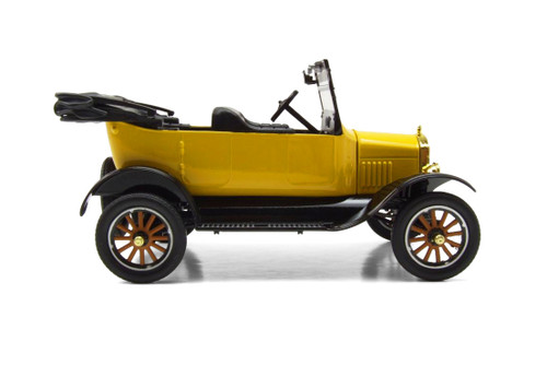 1925 Ford Model T Touring, Yellow - Motor Max 79328PTMY - 1/24 Scale Diecast Model Toy Car