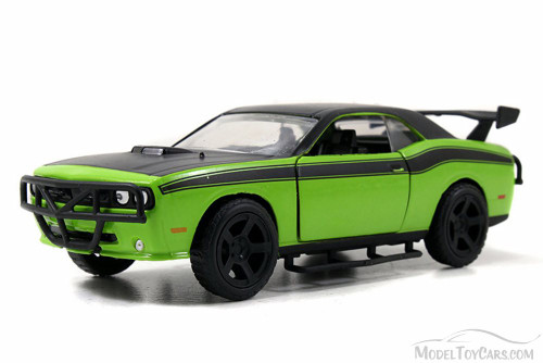 Fast & Furious Letty's Dodge Challenger SRT8 Off Road, Green - Jada Toys 97140 - 1/32 Scale Diecast Model Toy Car