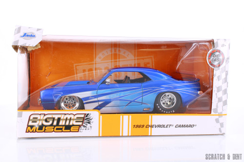 1969 Chevy Camaro, Candy Blue - Jada Toys R-23935 - 1/24 Scale Diecast Model Toy Car