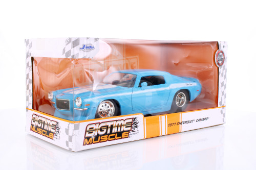 1971 Chevy Camaro, Light Blue - Jada Toys R-23932 - 1/24 Scale Diecast Car