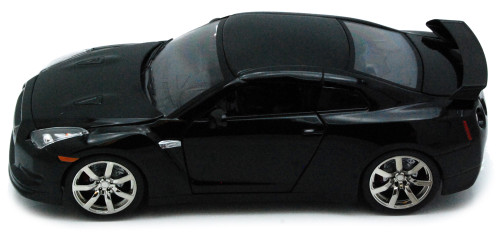 Nissan GT-R, Black - Jada Toys Bigtime Kustoms 92196 - 1/24 scale Diecast Model Toy Car (Brand New, but NOT IN BOX)