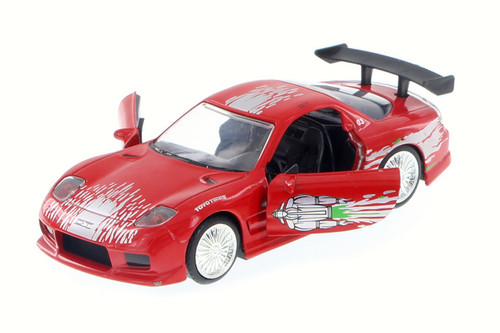 Dom's Mazda RX-7 F8 'The Fate of the Furious Movie, Red -  98377 - 1/32 Scale Diecast Model Toy Car