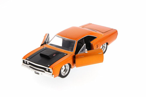Fast & Furious 1970 Dom's Plymouth Road Runner , Copper -  97126 - 1/24 Scale Diecast Model Toy Car