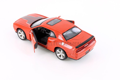 2008 Dodge Challenger SRT8  w/ Sunroof, Orange -  31280OR - 1/24 Scale Diecast Model Toy Car