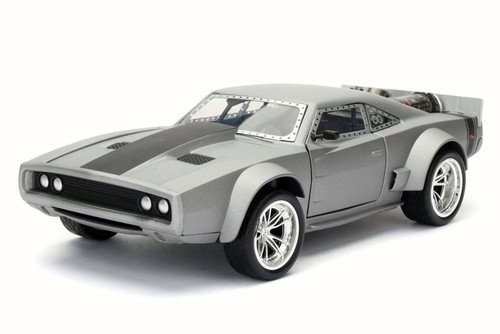 Dom's Ice Charger F8 Fate of Furious, Bare Metal - Jada 98299 - 1