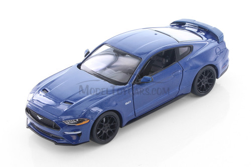 2018 Ford Mustang GT Hard Top, Blue - Showcasts 79352BU - 1/24 Scale Diecast Model Toy Car