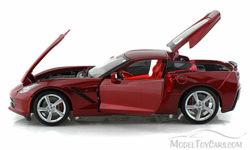 2014 Chevy Corvette Stingray, Red - Maisto 31182 - 1/18 Scale Diecast Model Toy Car