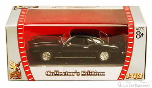 1969 Pontiac Firebird Trans Am, Black - Road Signature 94238 - 1/43 Scale Diecast Model Toy Car