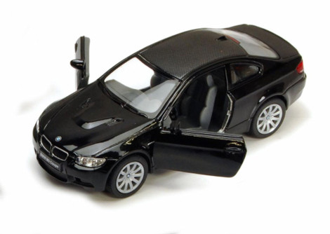 BMW M3 Coupe, Black - Kinsmart 5348D - 1/36 scale Diecast Model Toy Car (Brand New, but NOT IN BOX)