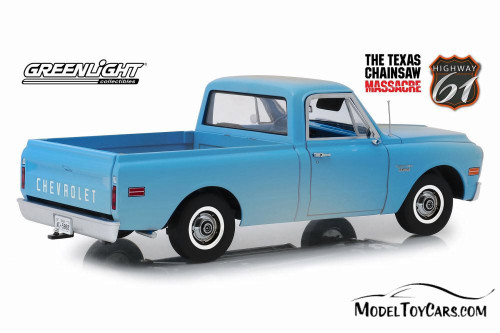 1971 Chevy C-10 Pickup Truck, The Texas Chainsaw Massacre - Greenlight HWY18014 - 1/18 Diecast Car