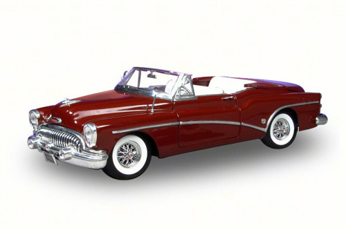 1953 Buick Skylark Convertible, Red - Motor Max 73129 - 1/18 Scale Diecast Model Toy Car
