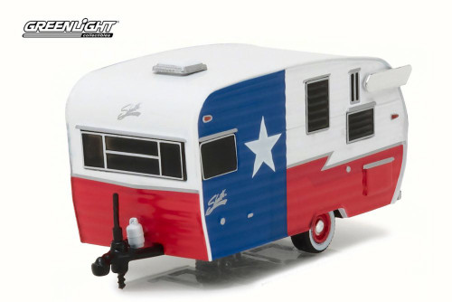 SHASTA AIRFLYTE　シャスタ　ミニカー　ダイキャスト　トレーラー　赤 Shasta Airflyte 1961 US American Caravan 1:24 Diecast