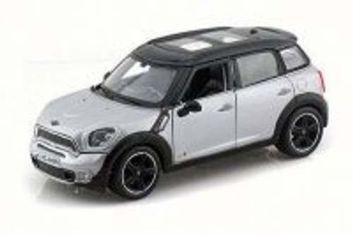 Mini Cooper Countryman with Sunroof, Silver - Maisto 31273SV - 1/24 Scale Diecast Model Toy Car