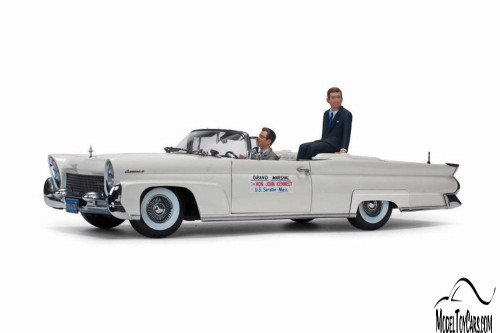 1958 Lincoln Continental MKIII Close Convertible, White - Sun Star