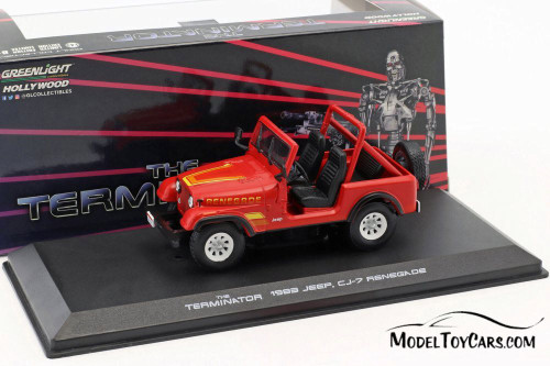 1983 Jeep CJ-7 Renegade, The Terminator - Greenlight 86533 - 1/43 scale Diecast Model Toy Car