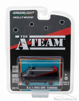 1983 GMC Vandura, The A-Team - Greenlight 44790B - 1/64 Scale Diecast Model Toy Car