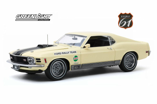 1970 FORD MUSTANG MACH 1 428 BLUE 1/18 SCALE DIECAST CAR MODEL BY MAISTO  31453