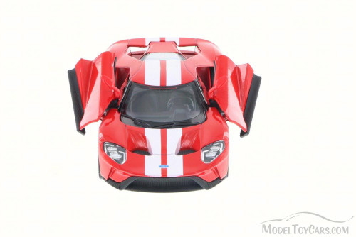 2017 Ford GT, Red - Kinsmart 5391DF - 1/38 Scale Diecast Model Toy Car (Brand New, but NOT IN BOX)