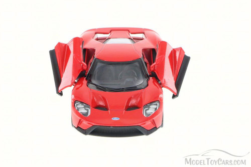 2017 Ford GT, Red - Kinsmart 5391D - 1/38 Scale Diecast Model Toy Car (Brand New, but NOT IN BOX)