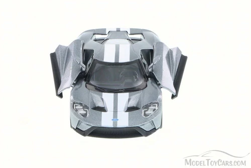 2017 Ford GT, Silver - Kinsmart 5391DF - 1/38 Scale Diecast Car (Brand New, but NOT IN BOX)