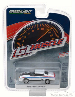 1973 Ford Falcon XB, Red w/ Black - Greenlight 29946/48 - 1/64