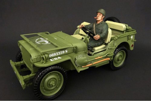 WWII US ARMY Soldier #4, American Diorama 77413 - 1/18 Scale Hand Painted Figure