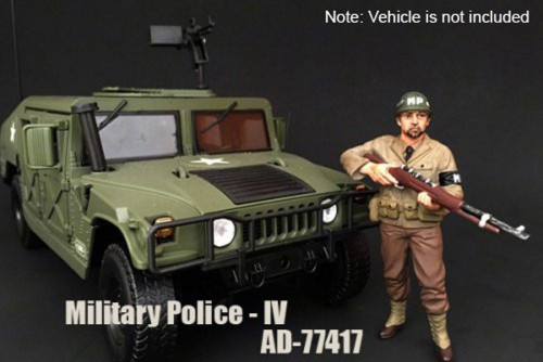 Figurine Soldat américain MP WW2 American Diorama 1/18 AMD77414