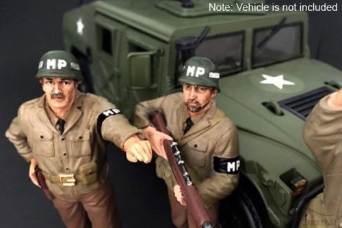 WWII Military Police Figure #4 - American Diorama 77417 - 1/18 Scale Diecast Model Toy Car