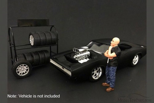 Street Racing Crew Figure #1 - American Diorama 77481 - 1/24 Scale Diecast Model Toy Car