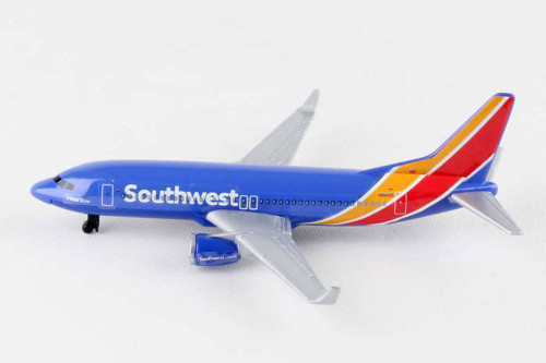 Southwest Single Plane New Livery, Blue - Daron RT8184-1 - Diecast Model Airplane Replica