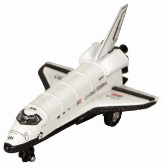 Space Shuttle, White - Showcasts 9869D - 5 Inch Scale Diecast Model Replica (1 car, no box)
