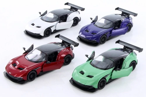  2016 Aston Martin Vulcan  Diecast Car Set - Box of 12 1/38 Scale Diecast Model Cars, Assd Colors