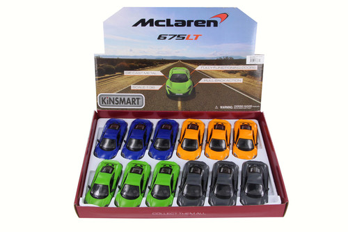 McLaren 720S Diecast Car Package - Box of 12 1/36 Scale Diecast