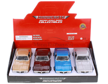 Box of 4 1967 Pontiac Firebird (ASSTD) Showcasts® - 1/24 Scale Diecast Model Cars