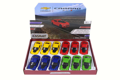 2017 Chevrolet Camaro ZL1 Diecast Car Package - Box of 12 1/38 Diecast Model Cars, Assorted Colors