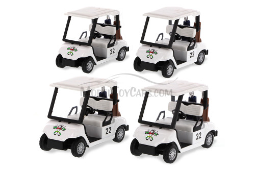 Box of 12 Diecast Model Toy Cars - Golf Cart, 4.5 inch Diecast Replica