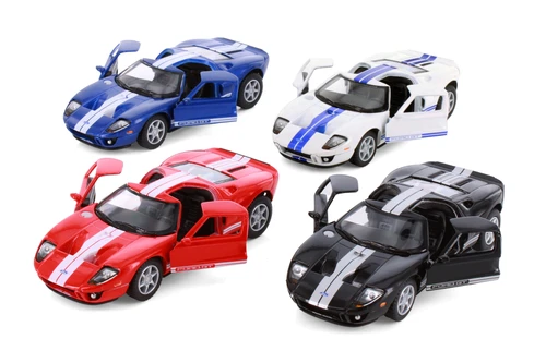 Box of 12 2006 Ford GT Diecast Car Package - 1/36 scale Diecast Model Cars, Assorted Colors