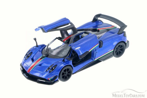 2016 Pagani Huayra BC with  Hard Top, Blue/Red Stripe -  5400DF - 1/38 Scale Diecast Model Toy Car