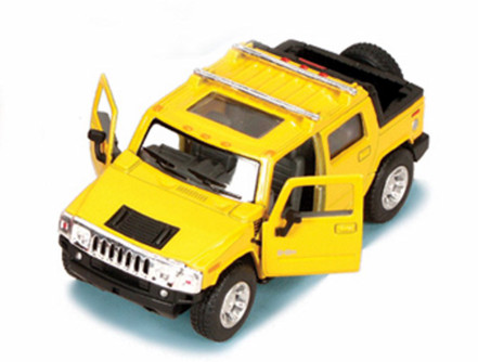 2005 Hummer H2 SUT Pickup Truck Diecast Car Package - Box of 12 1/40 Diecast cars, Assorted Colors