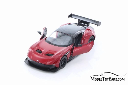 2016 Aston Martin Hard Top, Red - Kinsmart 5407D - 1/38 Scale Diecast Model Toy Car