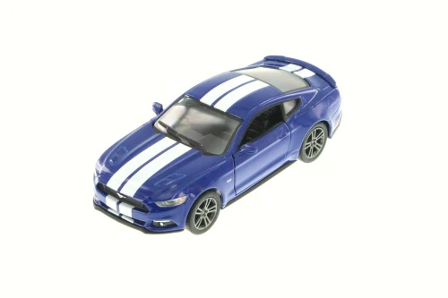 2015 Ford Mustang GT, Blue - Kinsmart 5386DF - 1/38 Scale Diecast Car (Brand New, but NOT IN BOX)