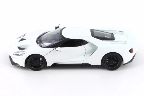 2017 Ford GT, White - Welly 24082/4D - 1/24 Scale Diecast Model Toy Car