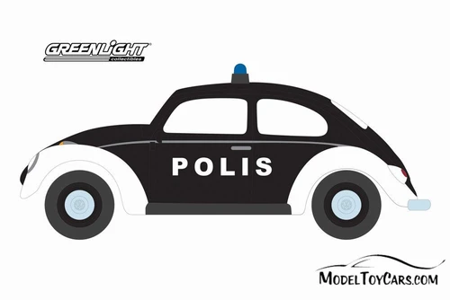 Volkswagen Beetle Police Car - Polis Trollveggen, Norway - Greenlight 29980F - 1/64 Diecast Car