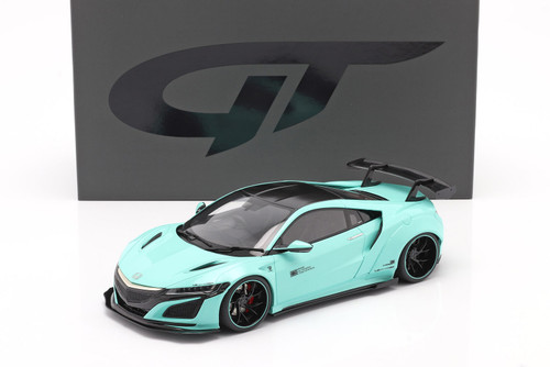 2017 Honda NSX Customized car by LB-Works, Tiffany Blue - GT Spirit GT806 - 1/18 scale Resin Car