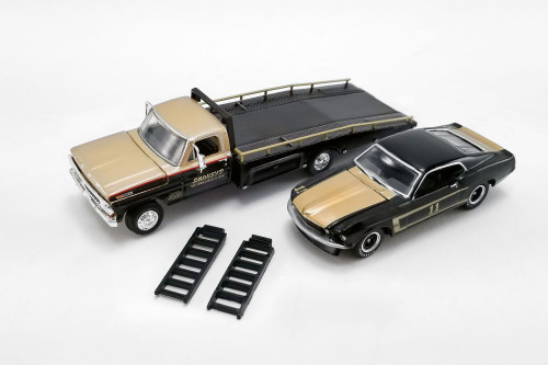 1970 Ford F-350 Ramp& 1969 Ford Mustang Trans Am 51341 - 1/64 scale Diecast Model Toy Car