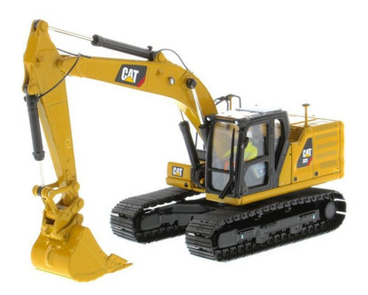 Caterpillar 323 Hydraulic Excavator with Operator Next Generation Design, Yellow - Diecast Masters 85571 - 1/50 scale Diecast Vehicle Replica