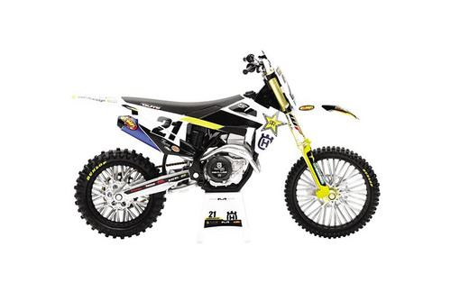 Rockstar Husqvarna Team Bike FC450, Jason Anderson #16 - 58233 - 1/12 scale Model Toy Motorcycle