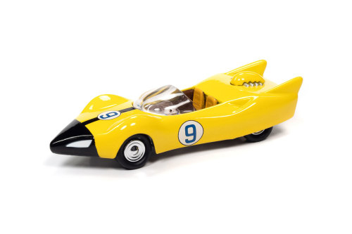 Racer X Shooting Star #9 with Collectible Tin Display, JLSP121/24  1/64 scale Diecast Model Toy Car