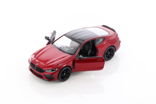 BMW M8 Competition Coupe, Red - Kinsmart 5425D - 1/38 scale Diecast Model Toy Car