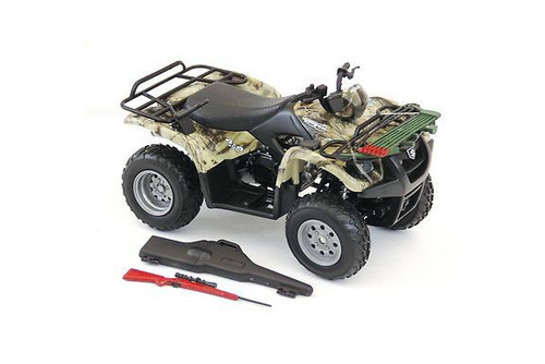 Suzuki Vinson 500 4X4 Quad Runner ATV, Green - New Ray 42903A - 1/12 scale Model Toy Vehicle
